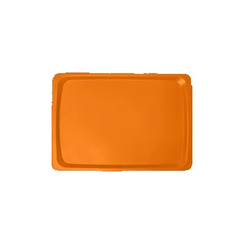 Jídelní podnos klasický, tmavá oranžová, 600x400 mm