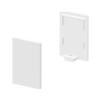 Příslušenství pro svítidlo SLV - BIG WHITE Koncové kryty na GRAZIA 10 profil k montáži na stěnu standard 2 kusy vysoké provedení bílé - BIG WHITE (SLV) LA 1000485