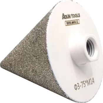 Příslušenství k frézce 3 - 75 mm Diamantový záhlubník - kuželová fréza M14