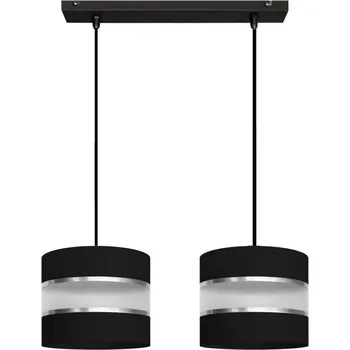 Lustr na lanku HELEN 2xE27/15W/230V černá