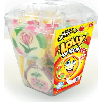 Bonbon Lízátko JB roksové 26g / 40 Ks