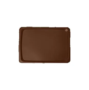 Jídelní podnos klasický, oříšková hnědá, 600x400 mm