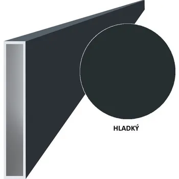 Příslušenství pro plot Hliníkový jokl obdélníkový 100x20x1,5 mm, antracit RAL7016, hladký povrch 3m +/- 5mm (AL-100x20x1.5-A-3)