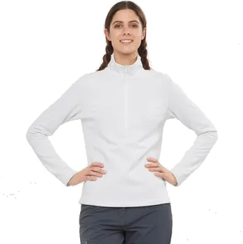 Dámská mikina Salomon Essential Warm HZ Fleece W - bílá XL sportovní mikina
