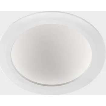 Koupelnové svítidlo KOHLLIGHTING DISC TINA DEEP zapuštěné svítidlo s rámečkem bílá 8 W 3000K 1-10V - KOHL-Lighting KHL K50405.01.RF.WH-WH.ST.8.30.D1