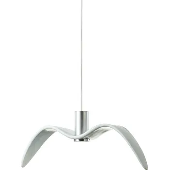 BROKIS Night Birds Exterior, závěsné svítidlo, 6,5W LED, opal / opaktní sklo / černý elox / černý kabel, délka 61cm, IP54 - BROKIS A BRO PC01113_002