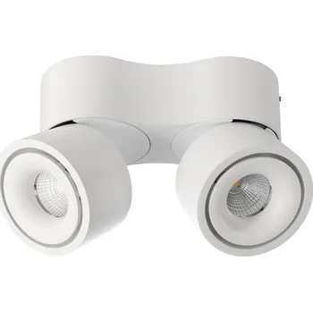 Bodové svítidlo LIGHT IMPRESSIONS Deko-Light stropní přisazené svítidlo, Uni II Mini Double, Tilt, 21 W, DIM, 2700 K, 220-240V 1360 lm 160 mm bílá - LIGHT IMPRESSIONS IMPR 348235