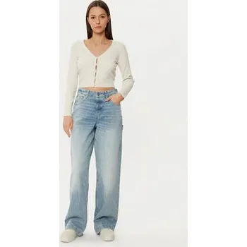 Dámský svetr ONLY Kardigan Rica 15334914 Béžová Slim Fit XL