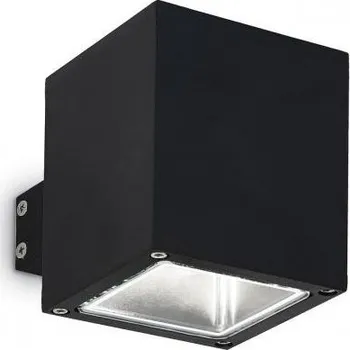 Venkovní osvětlení IDEALLUX Venkovní nástěnné svítidlo Ideal Lux Snif Square AP1 nero 123080 černé - IDEALLUX ILUX 123080