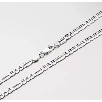 Řetízek Goldex Pánský řetízek stříbro 925 figaro 3+1 CHRS-073-120-FLAT délka 55 cm