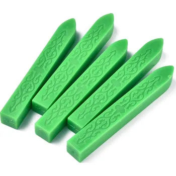Pečeť Pečetní vosk, bez knotu, 1 x 9 cm, zelená - limetková, 1ks