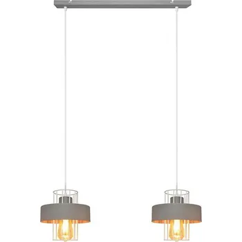 Lustr na lanku VOLTA 2xE27/15W/230V šedá