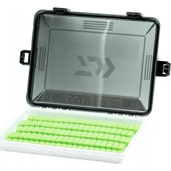 Pouzdro na rybářské vybavení Krabička rybářský organizér Daiwa D-BOX SSU Jighead 21,7x16,4x3,3cm SMOKE