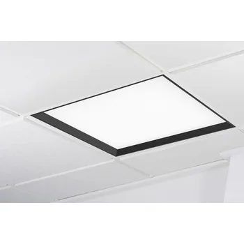 Bodové svítidlo KOHLLIGHTING WINNER LED panel černá 4000K nebe DALI 37W čtverec - KOHL-Lighting KHL K50502.BK.SK.4K.DA