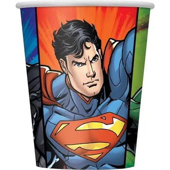 Party nádobí Unique Kelímky Liga Spravedlnosti 266 ml