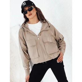 Dámská cargo bunda Dámská bunda DSTREET BUNOL BÉŽOVÁ M