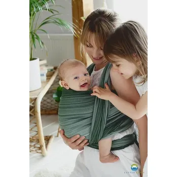 Šátek na nošení dítěte Little Frog šátek - Verdelit s bambusem - délka 5,7m (vel. 8)