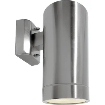 Venkovní osvětlení DEKOLIGHT Kapego nástěnné přisazené svítidlo Zilly IV Down 230V E27 1x max. 18W 10,2 mm stříbrná - LIGHT IMPRESSIONS IMPR 731089