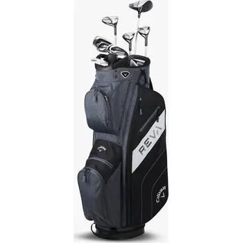 Golf CALLAWAY REVA 24 Black 11 ks dámský golfový set Strana: Levá, Shaft: Grafitový + Dárková krabička týček