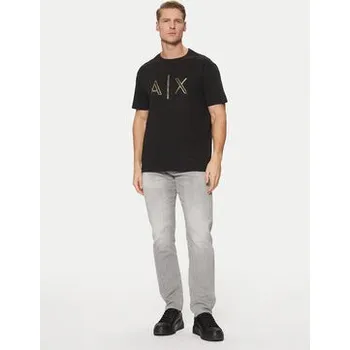 Pánské tričko Armani Exchange T-Shirt XM000325 AF10364 UC001 Černá Regular Fit XXL