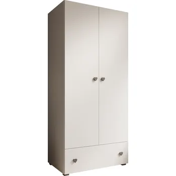 Šatní skříň Nábytek PEGAS Emily šedá bílá