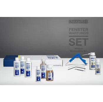 barva a nátěr na dřevo Pečující sada blaugelb pro plastová okna s nářadím Varianta: Pro kování ROTO