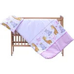 Povlečení do postýlky 2dílné - Scarlett Nebula - růžová 90 x 120 cm