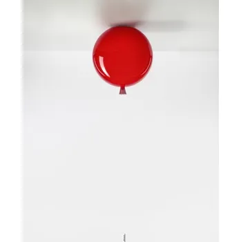 BROKIS Stropní svítidlo Memory průměr skla 30cm E27 15W ČERVENÁ matná - BROKIS C BRO PC00877_015