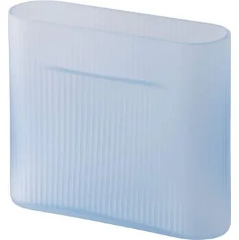 Váza Muuto Váza Ridge H16, light blue frosted glass