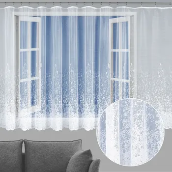 Záclona Záclona vzor Sněží ZAC-005 Bílá 160 cm