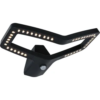 Venkovní osvětlení PAULMANN LED venkovní nástěnné svítidlo Alara pohybové čidlo IP44 hranaté 375x270mm 3000K 10W 230V antracit kov - PAULMANN P 94795