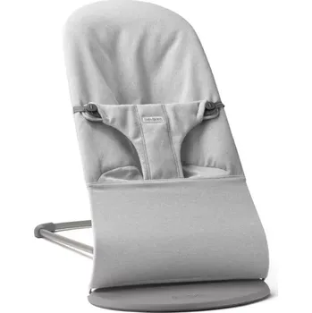 Dětská houpačka BABYBJÖRN lehátko Bouncer Bliss Woven Light Gray mélange