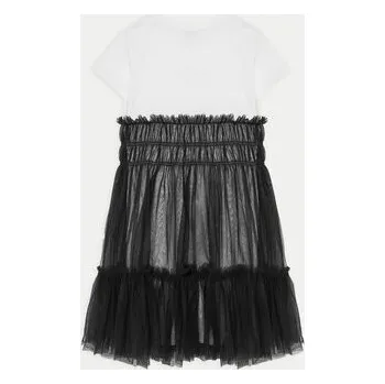 Dámské oblečení Guess Každodenní šaty J5RK18 K6YW0 Černá Regular Fit 16Y