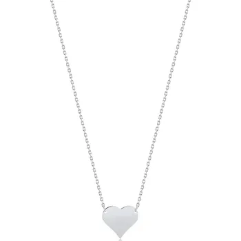 Náhrdelník Lillian Vassago Náhrdelník se srdíčkem z bílého zlata LLV82-GN005W varianty: 52cm + 3cm