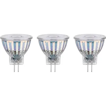 PAULMANN Standard 12V LED reflektor GU4 3x4,2W 2700K stříbrná - PAULMANN P 29140