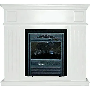 Elektrický krb, 2000 W, 109 × 100 × 37 cm, bílý B-BI-990298