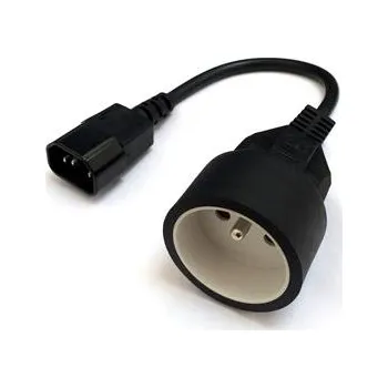 Prodlužovací kabel OEM Prodlužovací kabel s 1 zásuvkou pro připojení do UPS, 30cm