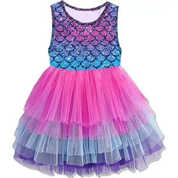 Dívčí šaty Vikita dívčí šaty Party Tutu 5