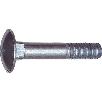 Šroub SCH Vratový šroub bez matice DIN603 pevnost 8.8 , ocel pozink Varianta: Vratový šroub bez matice DIN603 8.8 M6x55, oce pozink