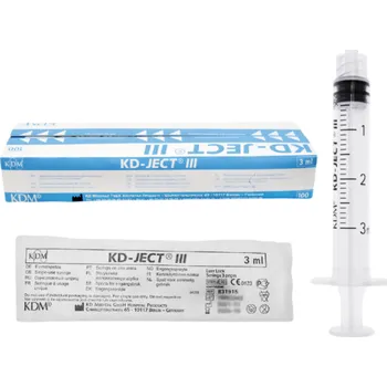 Injekční stříkačka Injekční stříkačka KD-JECT III, 3 ml, Luer Lock, 100 ks