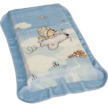 Dětská deka Scarlett Deka pro miminko 6378 - modrá, 80 x 110 cm