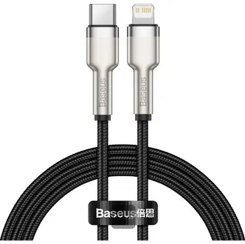 Datový kabel Baseus datový kabel Cafule USB-C/Lightning 1m PD 20W černý