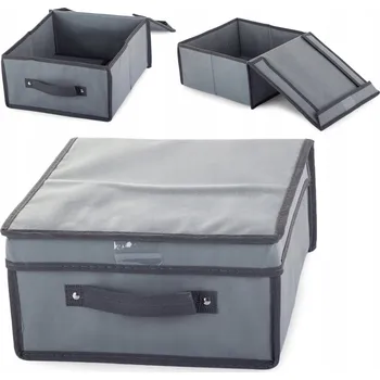Úložný box PROSTORNÝ ÚLOŽNÝ BOX / ORGANIZÉR NA POVLEČENÍ 30x30x15 cm