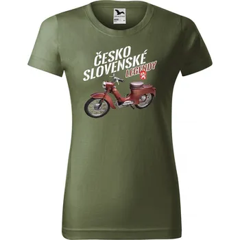 JAWA 555 PIONÝR "Pařez" - ČESKOSLOVENSKÉ LEGENDY - Dámské tričko Basic - Nejoblíbenějí - S