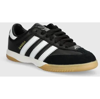 Dámská obuv Kožené tenisky adidas Originals Samba MN, 37 1/3, černá, 99X