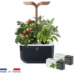 Véritable Exky SMART automatický květináč s regulací osvětlení (2ks Lingot) černý