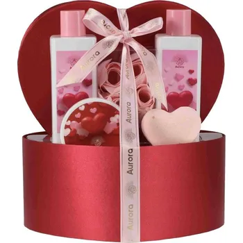 Kosmetická sada Dárková sada Aurora Rose gift pro ženy 5 produktů