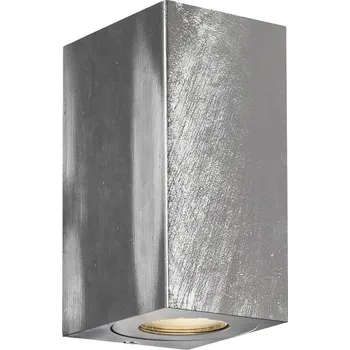 Venkovní osvětlení NORDLUX Venkovní nástěnné svítidlo Canto Maxi Kubi 2 2x28W GU10 galvanizovaná ocel čirá - NORDLUX NOR 49731031