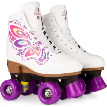 Kolečkové brusle ROOKIE brusle - Butterfly 3-5 White (WHITE) velikost: 35-38