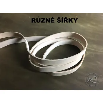 Kožený pásek přírodní (2-2,5mm) (Kožený pásek přírodní (2-2,5mm) / Natural leather strip (2 – 2.5 mm))